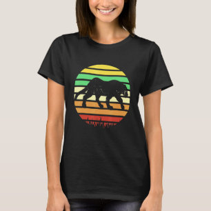 Retro Vintage Panther Cat Designs Present T-Shirt