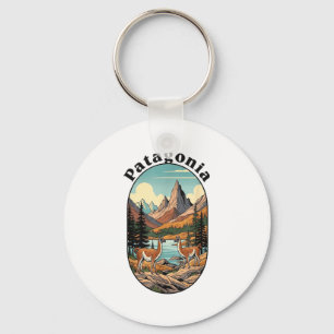 Retro Vintage Patagonia Outdoor  Key Ring