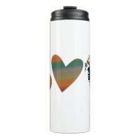 Retro Vintage Peace Love Bigfoot