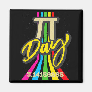 Retro Vintage Pi Day 3.14 Funny Math Geek Science  Magnet