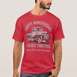 Retro Vintage Pick Up Truck 30th Anniversary Funny T-Shirt