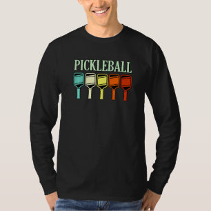 Retro Vintage Pickleball Paddle Sports Player Coac T-Shirt