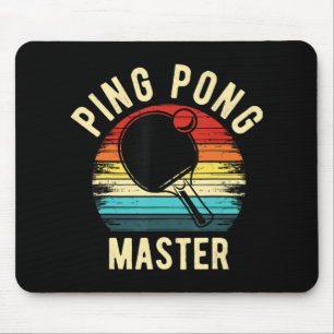 Retro Vintage PingPong  Mouse Pad