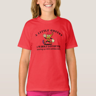 Retro Vintage Pizza Cartoon  T-Shirt