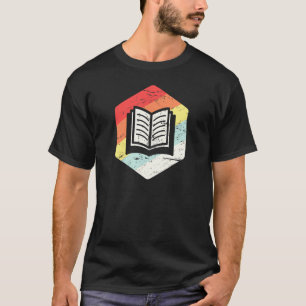 Retro Vintage Poet Book English Teacher Novelist T-Shirt