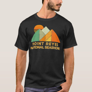 Retro Vintage Point Reyes National Seashore T-Shirt