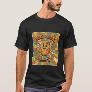 Retro Vintage Potato Tee: Powered by Potatoes T-Shirt