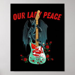 Retro Vintage Quote Funny Our Lady Peace Basic Mea Poster