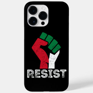Retro Vintage Resist Palestine fist flag Freedom  Case-Mate iPhone 14 Pro Max Case