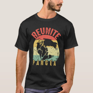 Retro Vintage Reunite Pangea Geologist Geology T-Shirt