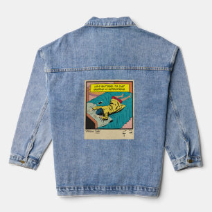 Retro Vintage Romance Comic: Pillow Talk Denim Jacket