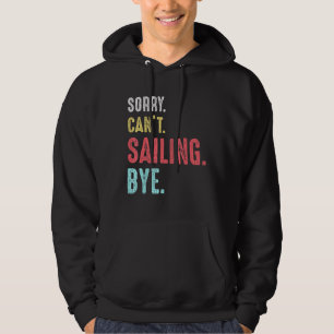 Retro Vintage Sailing Yachting Sailboat Captain Da Hoodie