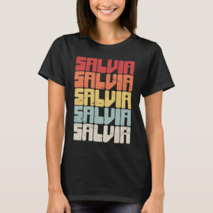 Retro Vintage Salvia Divinorum Psychedelic Salvia T-Shirt
