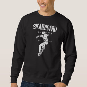 Retro Vintage Santa Cruz Bear Skateboarding Street Sweatshirt