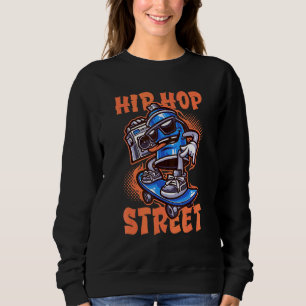 Retro Vintage Santa Cruz California Old School Hip Sweatshirt