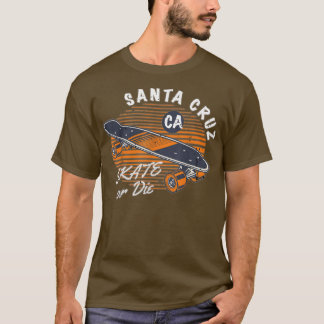Retro Vintage Santa Cruz California SkateBoard Str T-Shirt