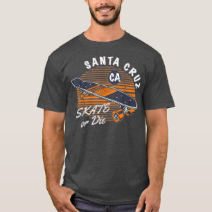Retro Vintage Santa Cruz California SkateBoard Str T-Shirt