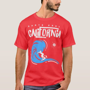Retro Vintage Santa Cruz Surfing SummEr California T-Shirt