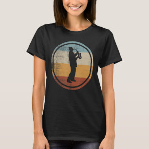 Retro Vintage Saxophone For Musicians Saxophonist T-Shirt