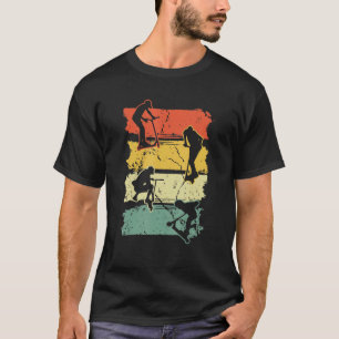 Retro Vintage Scooter Stunt Scootering Scooterist T-Shirt