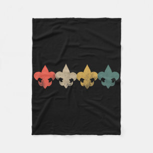 Retro Vintage Scout Scouts Men Womens Boys Girls  Fleece Blanket