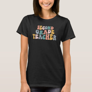 Retro Vintage Second Grade Teacher Team 2nd Grade T-Shirt
