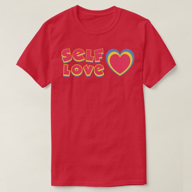 Retro Vintage Self Love T-Shirt (Design Front)
