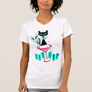 Retro Vintage Sexton Atomic Cat CatNip T-Shirt