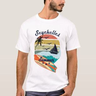 Retro vintage Seychelles gift summer vacation T-Shirt