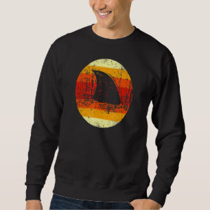 Retro Vintage Shark Fin - Shark Sweatshirt