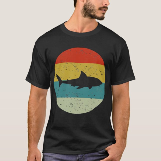 retro vintage shark T-Shirt (Front)