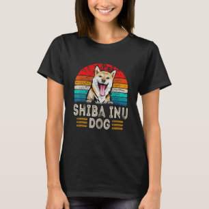 Retro Vintage Shiba Inu Dog Lover Dog Owner T-Shirt