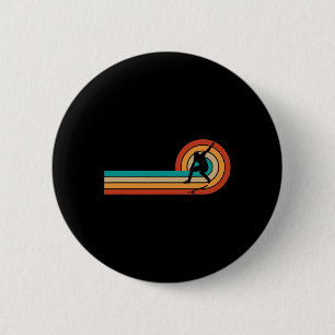 Retro Vintage Skateboard Skateboarder Funny Skateb 6 Cm Round Badge
