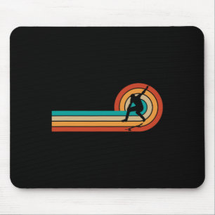 Retro Vintage Skateboard Skateboarder Funny Skateb Mouse Pad