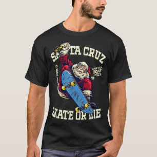 Retro Vintage Skateboard Street Wear Santa Cruz Ji T-Shirt