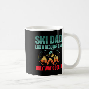 Retro Vintage Skiing Snow Gifts For Skiers Coffee Mug