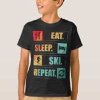 Retro Vintage Skiing Snow Gifts For Skiers
