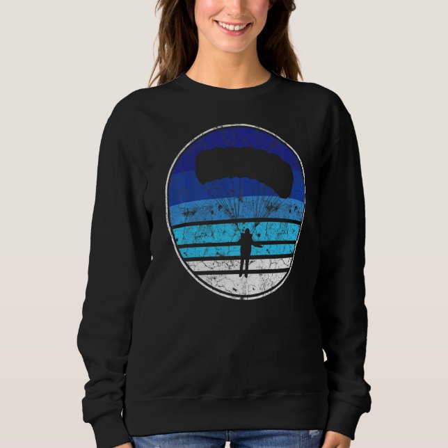 Retro Vintage Skydiver Sweatshirt (Front)