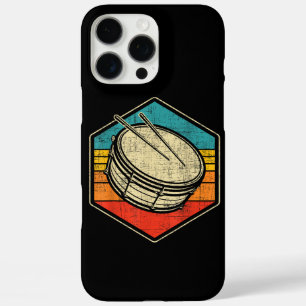 Retro Vintage Snare Drum - Marching Band Drumline  iPhone 16 Pro Max Case