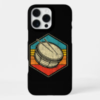 Retro Vintage Snare Drum - Marching Band Drumline