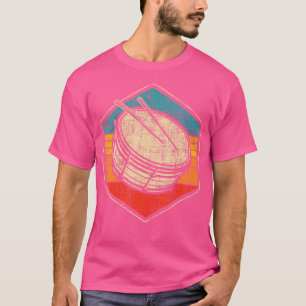 Retro Vintage Snare Drum - Marching Band Drumline  T-Shirt