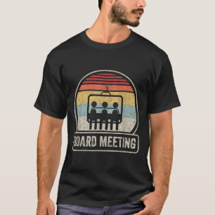 Retro Vintage Snowboard Meeting Snowboarding Vacat T-Shirt