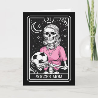 Retro Vintage Soccer Mum Tarot Card 