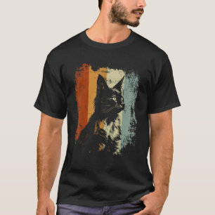 Retro Vintage Somali Cat T-Shirt