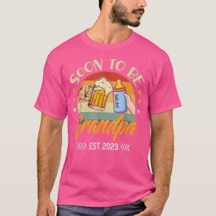 Retro Vintage Soon to be Grandpa Est T-Shirt