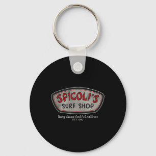 Retro Vintage Spicolis Surf Shop Tasty Waves And A Key Ring
