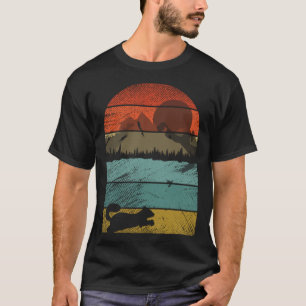 Retro vintage Squirrel and cute animal 2 T-Shirt