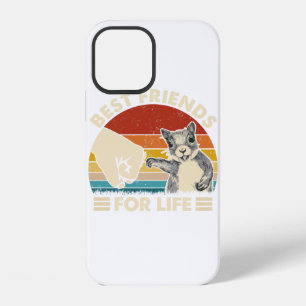 Retro Vintage Squirrel Best Friend For Life Fist B iPhone 12 Case