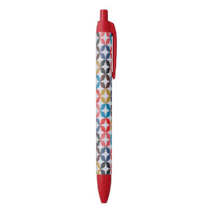 Retro Vintage Star Pattern Black Ink Pen