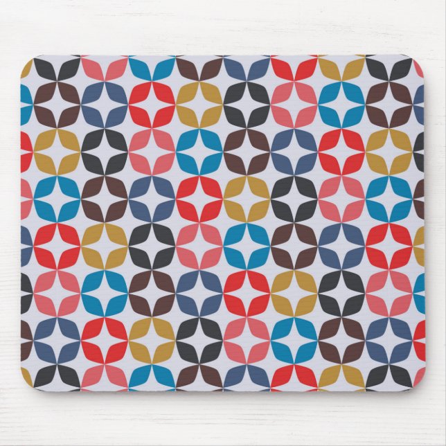 Retro Vintage Star Pattern Mouse Pad (Front)